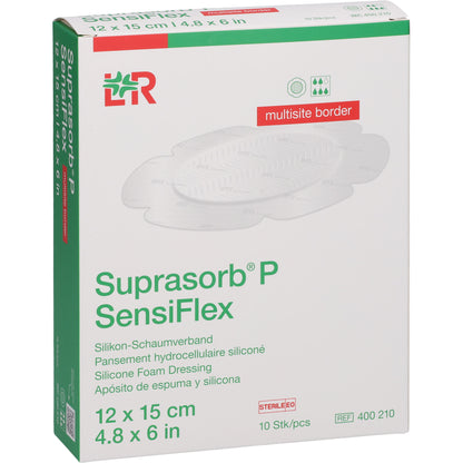 SUPRASORB P SensiFlex multisite border 12x15cm 10 St
