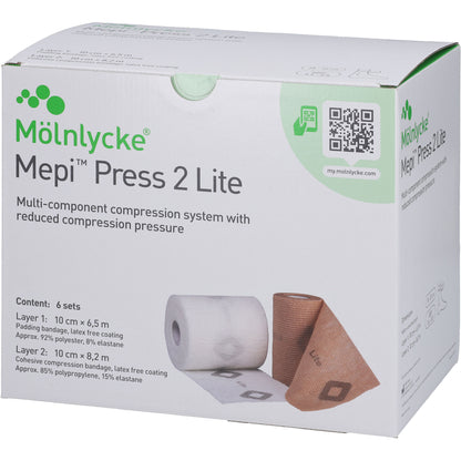MEPI PRESS 2 Lite Komp.Sys.10cm Knöchelumf.18-32cm 6 St