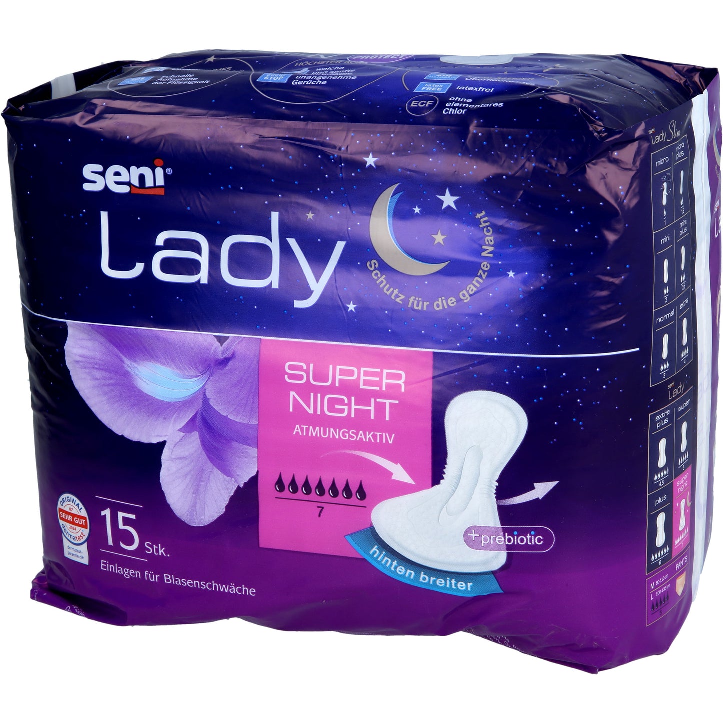 SENI Lady Inkontinenzeinlage super night 15 St