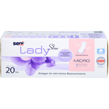 SENI Lady Slim Inkontinenzeinlage micro im kl.Kart 20 St