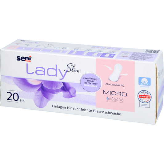 SENI Lady Slim Inkontinenzeinlage micro im kl.Kart 20 St