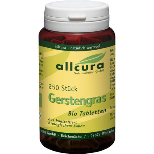 GERSTENGRAS TABLETTEN BIO 250 St