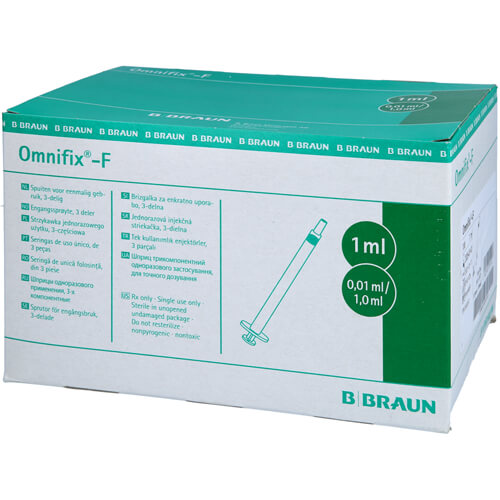 OMNIFIX F DUO 25GX5/8 LF 100X1 ml