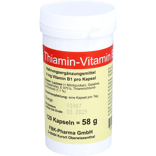 THIAMIN KAPSELN-VITAMIN B1 240 St