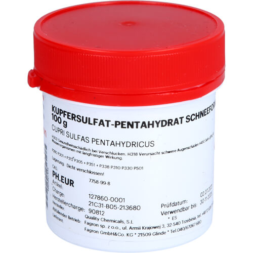 KUPFERSULFAT PENTAHYDRAT 100 g