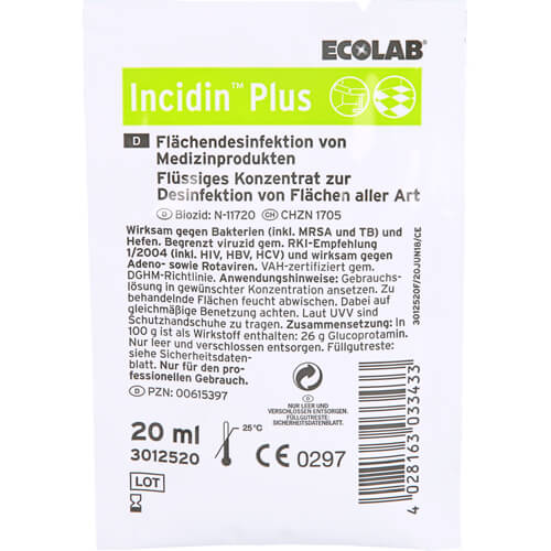 INCIDIN PLUS 20 ml