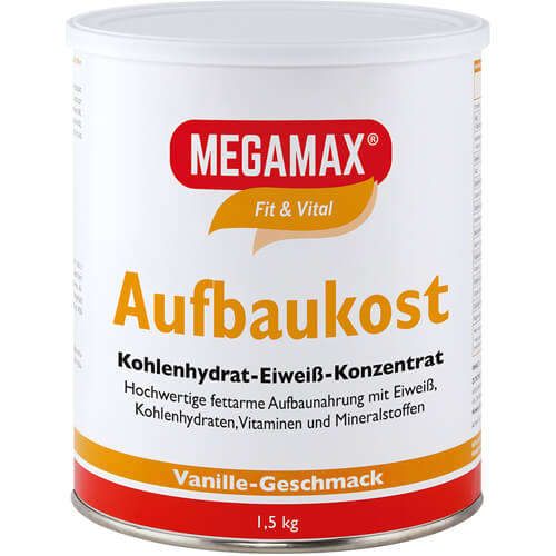 MEGAMAX AUFBAUKOST VANILLE 1.5 kg