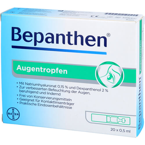 BEPANTHEN AUGENTROPFEN 20X0.5 ml