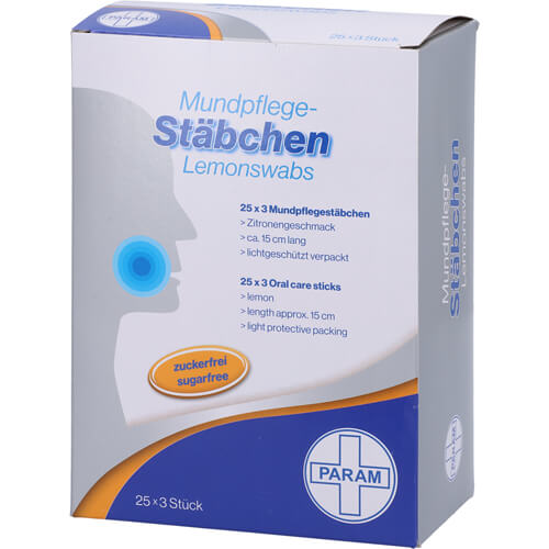 LEMON SWABS 25X3 St