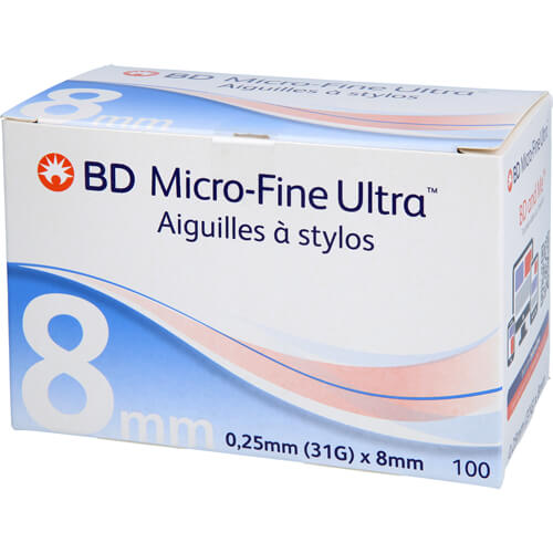 BD MICRO FINE 0.25X8MM 110 St