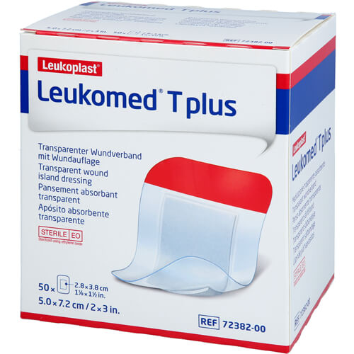 LEUKOMED T PLUS 7.2X5CM 50 St