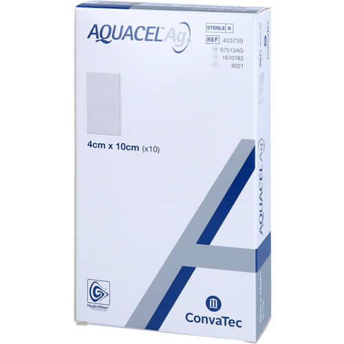 AQUACEL AG 4X10CM STERIL 10 St