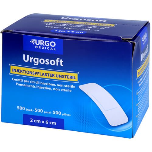 URGOSOFT INJ PFL 2X6CM 500 St