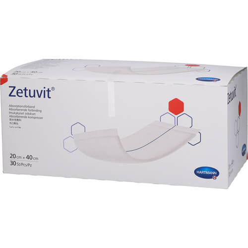 ZETUVIT SAUGKOMPR UN 20X40 30 St