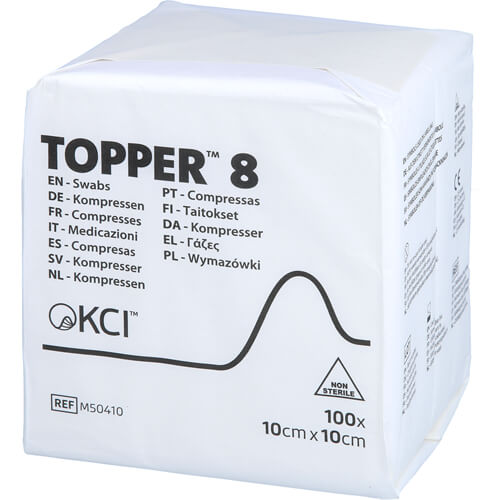 TOPPER 8 KOMPR UNST10X10CM 100 St