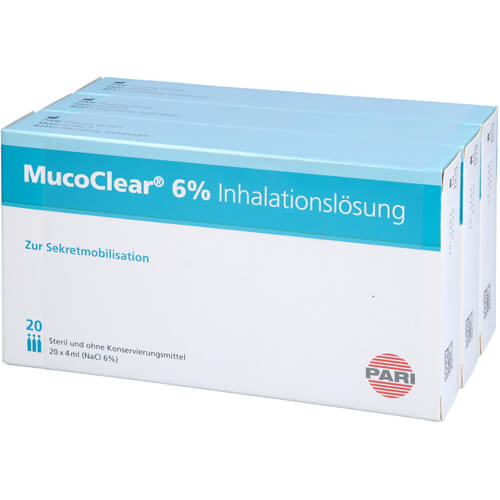 MUCOCLEAR 6% NACL INHAL 60X4 ml