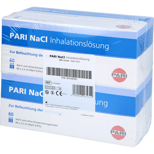 PARI NACL INHALATIONSLSG 120X2.5 ml