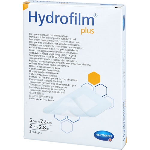 HYDROFILM PLUS 5X7.2CM 5 St