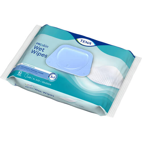 TENA WET WIPE 3IN1 48 St