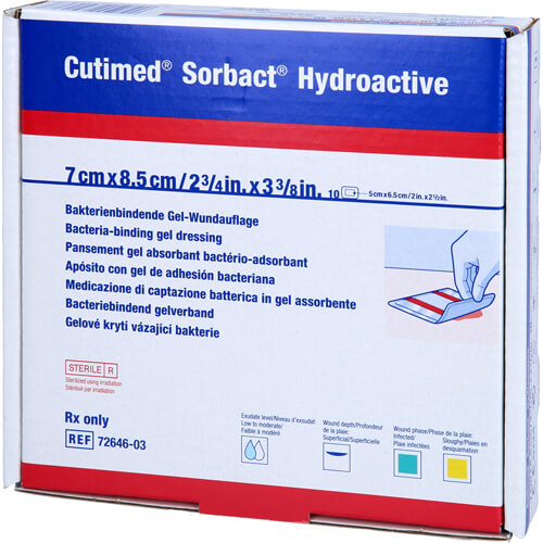 CUTIMED SORBACT HYDR 7X8.5 10 St