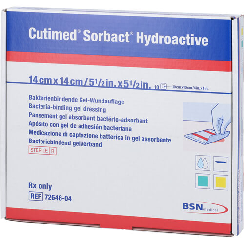 CUTIMED SORBACT HYDR 14X14 10 St