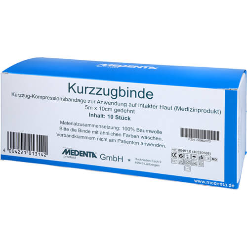 KURZZUGBINDE 5MX10CM 10 St