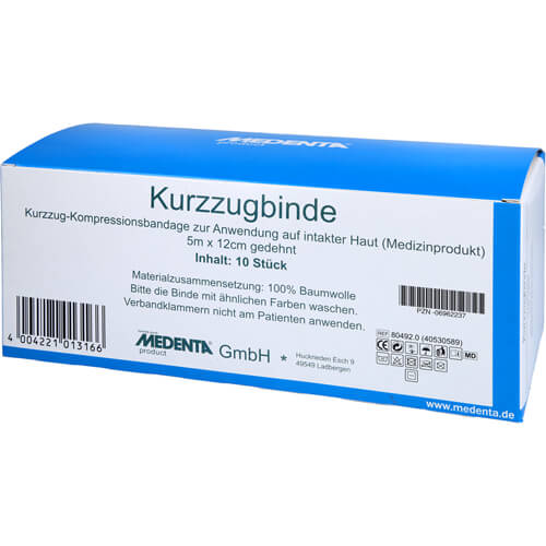 KURZZUGBINDE 5MX12CM 10 St