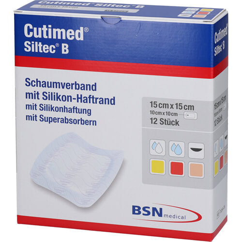 CUTIMED SILTEC B 15X15 12 St