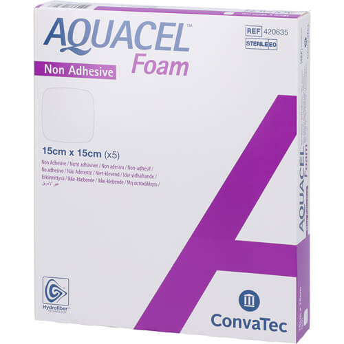 AQUACEL FOAM N/ADH 15X15CM 5 St