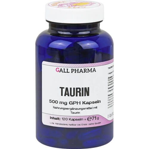 TAURIN 500MG GPH KAPS 120 St