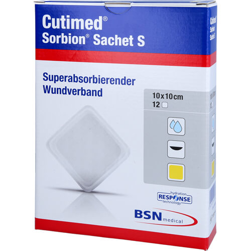 CUTIMED SORB SAC S 10X10CM 12 St