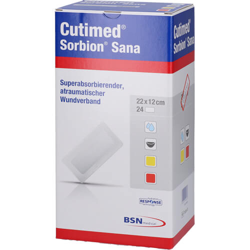 CUTIMED SORB SAN 22X12CM 24 St