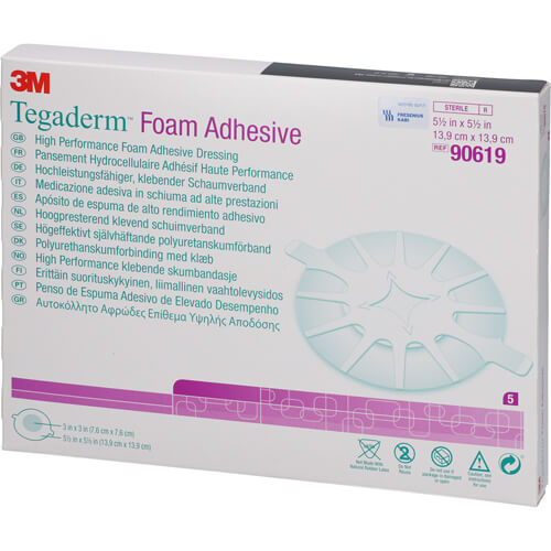 TEGADERM FOAM ADH 13.9 RU 5 St