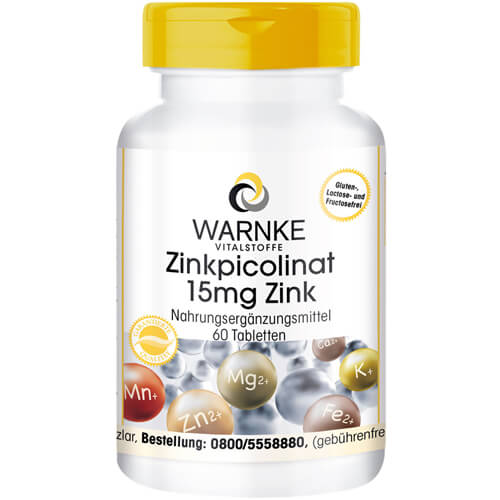 ZINKPICOLINAT 15MG ZINK 60 St