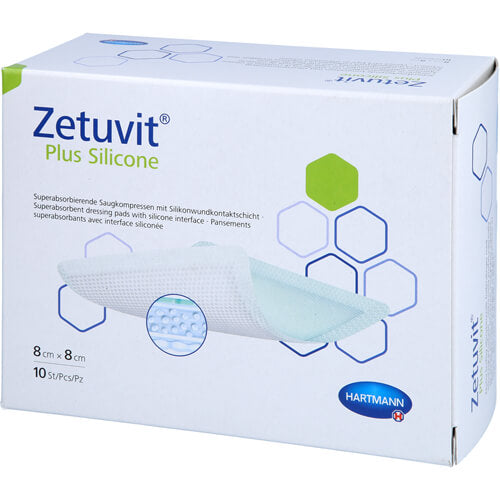 ZETUVIT PL SIL ST 8X8CM 10 St