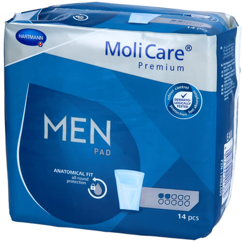 MOLICARE PR MEN PAD 2TROPF 14 St