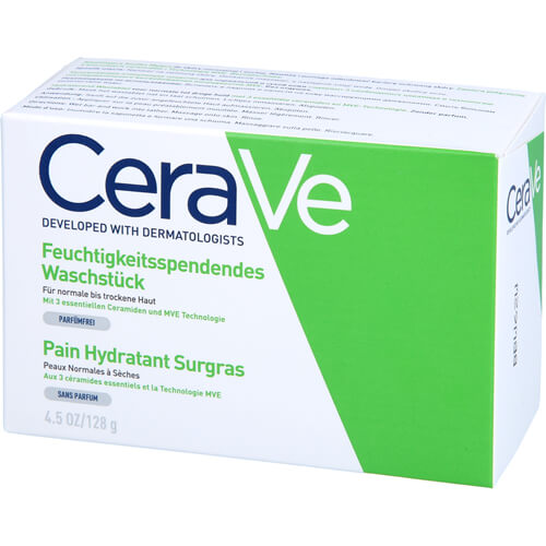 CERAVE FEUCHT WASCHSTUECK 128 gr