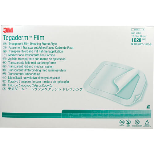 TEGADERM 3M FILM 1628 10 St