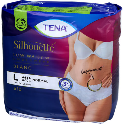 TENA SILHOUETTE NORM BLA L 10 St