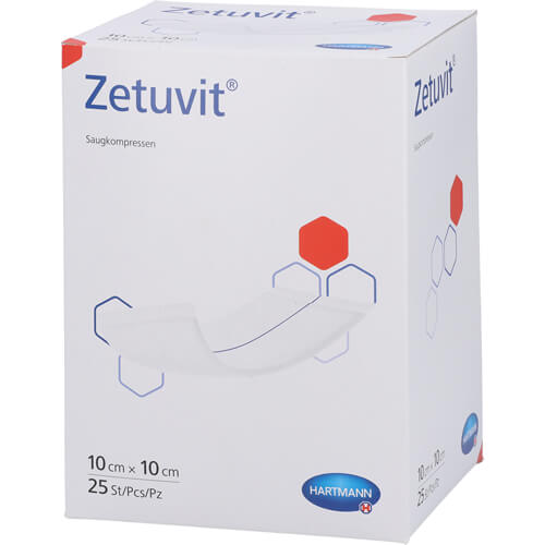 ZETUVIT SAUGKO ST 10X10CM 25 St