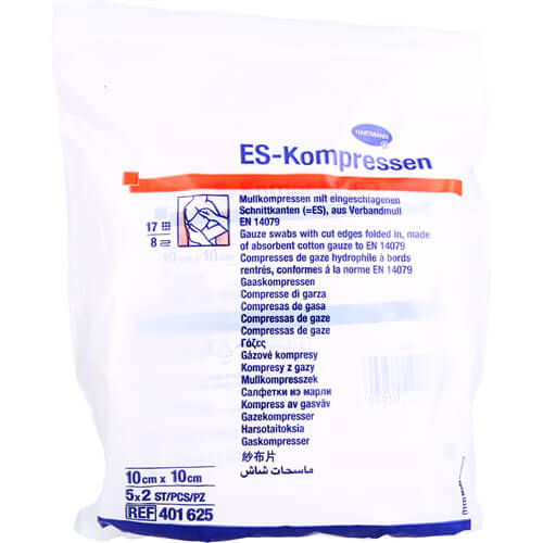 ES-KOMPRESSEN ST 10X10CM 5X2 St