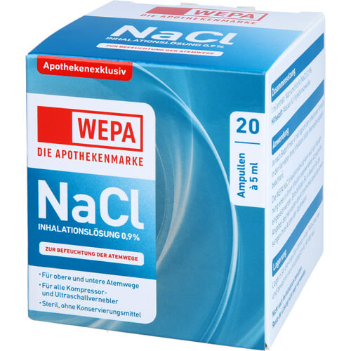 WEPA INHALATIONSL NACL0.9% 20X5 ml