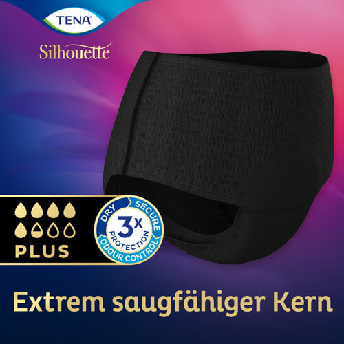 TENA SILHOUETTE PL NOIR L 8 St