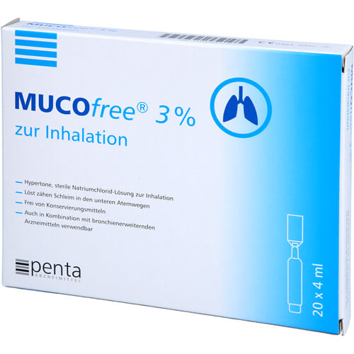 MUCOFREE 3% ZUR INHALATION 20X4