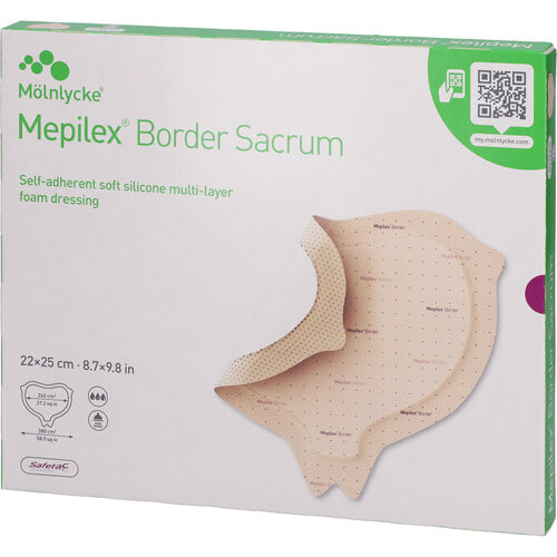 MEPILEX BORDER SAC 22X25CM 5 St