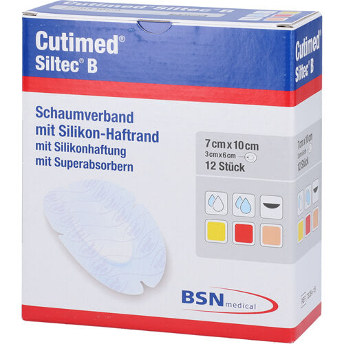 CUTIMED SILTEC B OVAL 10X7 12 ST