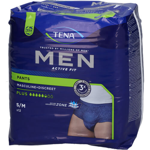 TENA MEN ACTFIT PL S/M BL 12 St