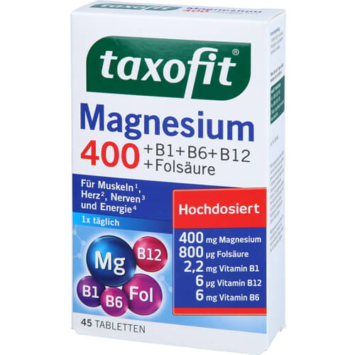 TAXOFIT MAGN400+B1+6+12+FO 45 St