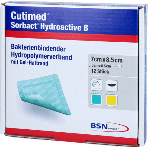 CUTIMED SORBACT HYDR7X8.5 12 ST